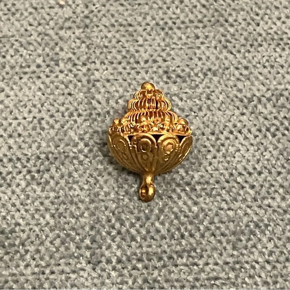 Gold-Colored Button